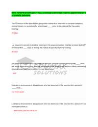 OHIO JURISPRUDENCE EXAM WELL CURATED CURRENTLY TESTING QUESTIONS WITH ACCURATE ANSWERS