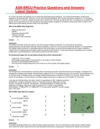 ASN BRCU Practice Questions and Answers Latest Update.