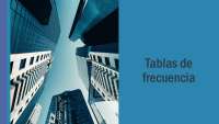 Estadistica tablas de frecuencia