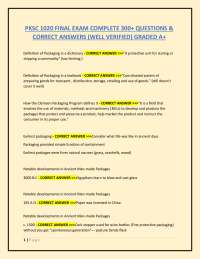 PKSC 1020 FINAL EXAM COMPLETE 300+ QUESTIONS &  CORRECT ANSWERS (WELL VERIFIED) GRADED A+