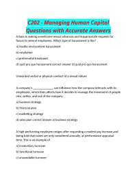 C202 - Managing Human Capital Questions with Accurate Answers