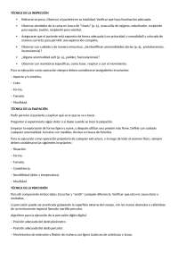 técnica de evaluación medica