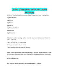 CGFNS QUESTIONS WITH ACCURATE ANSWERS