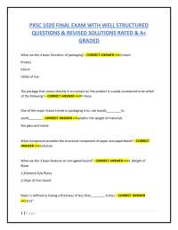 PKSC 1020 FINAL EXAM WITH WELL STRUCTURED  QUESTIONS & REVISED SOLUTIONS RATED & A+  GRADE