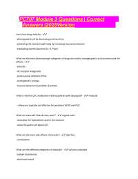 PC707 Module 3 Questions  Correct Answers 2025Version