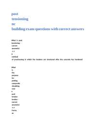 Post-Tensioning in Concrete: Q&A for Civil Engineering Students