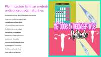 planificacion y metodos anticonceptivos
