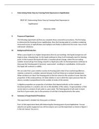 CHEM1046 Determining Molar Mass by Freezing-Point Depression in Naphthalene EXP 2025