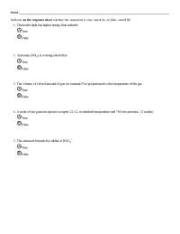 CHEM1212 Midterm Questions and Answers Northeastern University
