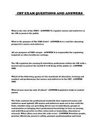 CNA STATE EXAM QUESTIONS AND ANSWERS