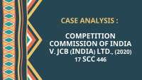 Case Analysis of the Competition Commission of India's judgement