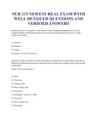 NUR 215 NEWEST REAL EXAM WITH WELL DETAILED QUESTIONS AND VERIFIED ANSWERS.pdf