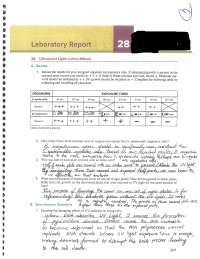 Lab Report LAB28 for microbiology class