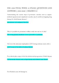 NSG 5003 FINAL WEEK 10 EXAMS | QUESTIONS AND ANSWERS | 2025-2026 | GRADED A+