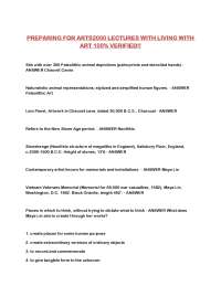PREPARING FOR ARTS2000 LECTURES WITH LIVING WITH ART 100% VERIFIED!!