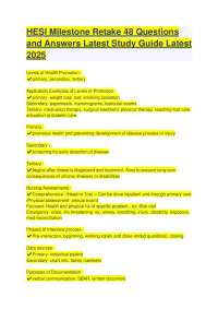 HESI Milestone Retake 48 Questions and Answers Latest Study Guide Latest 2025.pdf