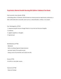 Psychiatric-Mental Health Nursing 8th Edition Videbeck Test Bank