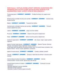 IBAM Module 1 ACTUAL EXAM] LATEST VERSION [ QUESTIONS AND  ANSWERS] WITH STUDY GUIDE DETAI