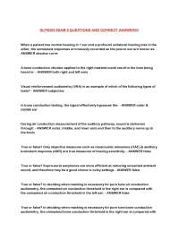 SLP5003 EXAM 3 QUESTIONS AND CORRECT ANSWERS!!