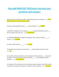 fdny g60 PRACTICE TEST/quick and easy pass  questions and answers