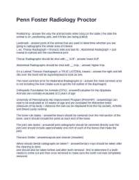 Penn Foster Radiology Proctor Questions and Answers 100% Solved