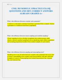 CNSL 503 MODULE 3 PRACTICE EXAM|| QUESTIONS AND 100% CORRECT ANSWERS ALREADY GRADED A+