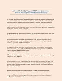 Advanced Medical Life Support AMLS Review QUESTIONS AND ANSWERS UPDATED (2025/2026)
