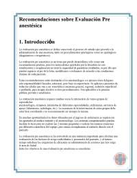 Evaluacion preanestesica