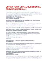 UNITEK TERM 1 FINAL QUESTIONS & ANSWERS(RATED A+)