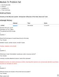 Module 5: Problem Set: Essential Human Anatomy & Physiology I w/Lab - Burtt - 2025E