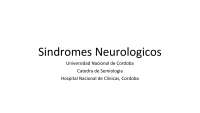 Sindromes neurologicos