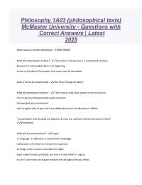 Philosophy 1A03 (philosophical texts)