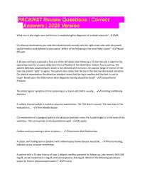 PACKRAT Review Questions And Answers