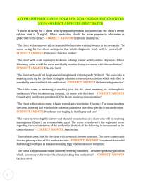 ATI PHARM PROCTORED EXAM LPN 2024/2025