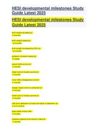 HESI developmental milestones Study Guide Latest 2025.pdf