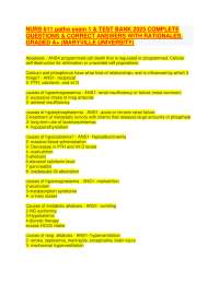 NURS 611 patho exam 1 & TEST BANK 2023-2024 COMPL