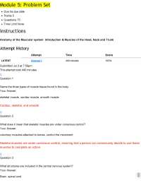 Module 5: Problem Set: Essential Human Anatomy & Physiology I w/Lab - Burtt - 2025E