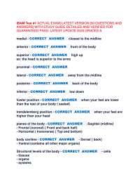 IBAM Test #1 ACTUAL EXAM] LATEST VERSION [50 QUESTIONS AND  ANSWERS] WITH STUDY GUIDE DETA