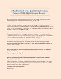 AMLS Test Study Guide QUESTIONS AND ANSWERS UPDATED (2025/2026) (VERIFIED ANSWERS)