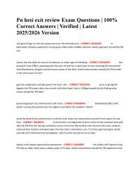 Pn hesi exit review Exam Questions | 100% Correct Answers | Verified | Latest 2025/2026 Ve