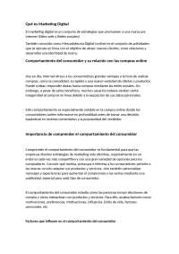 Marketing digital y las redes sociales