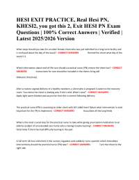 HESI EXIT PRACTICE, Real Hesi PN, KHESI2, you got this 2, Exit HESI PN Exam Questions | 10