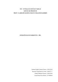 PBL - ESTRATEGIA MARKETING