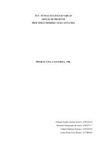 PBL - GESTÃO DE PROJETOS