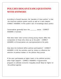 American Politics Exam Questions and Answers: Voter Behavior & Media Influence