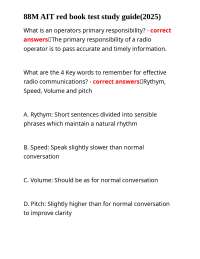 88M AIT red book test study guide(2025)