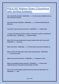 POLS 207 Roblyer Exam 2 Questions with Verified Answers.