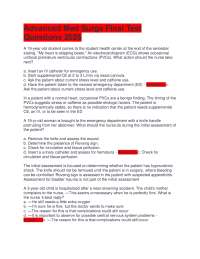 Advanced Med Surge Final Test  Questions AND ANSWERS 2025 REVISED EXAM
