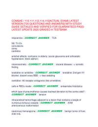 COMSAE / 110,111,112,114,115[ACTUAL EXAM] LATEST  VERSION [720 QUESTIONS AND ANSWERS] WITH