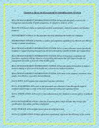 HEALTH MANAGEMENT INFORMATION SYSTEM